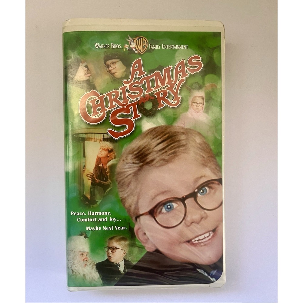 A Christmas Story (VHS, 1999, Clam Shell)  Classic Family Comedy Movie Film WB